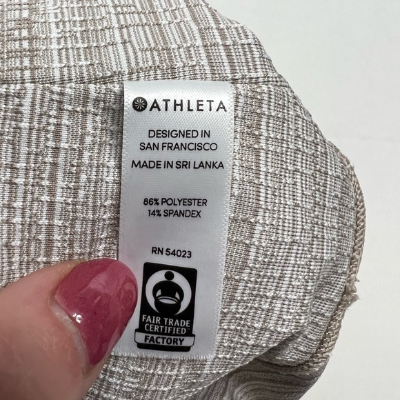 Athleta Textured Stripe Leggings - Picture 8 of 9